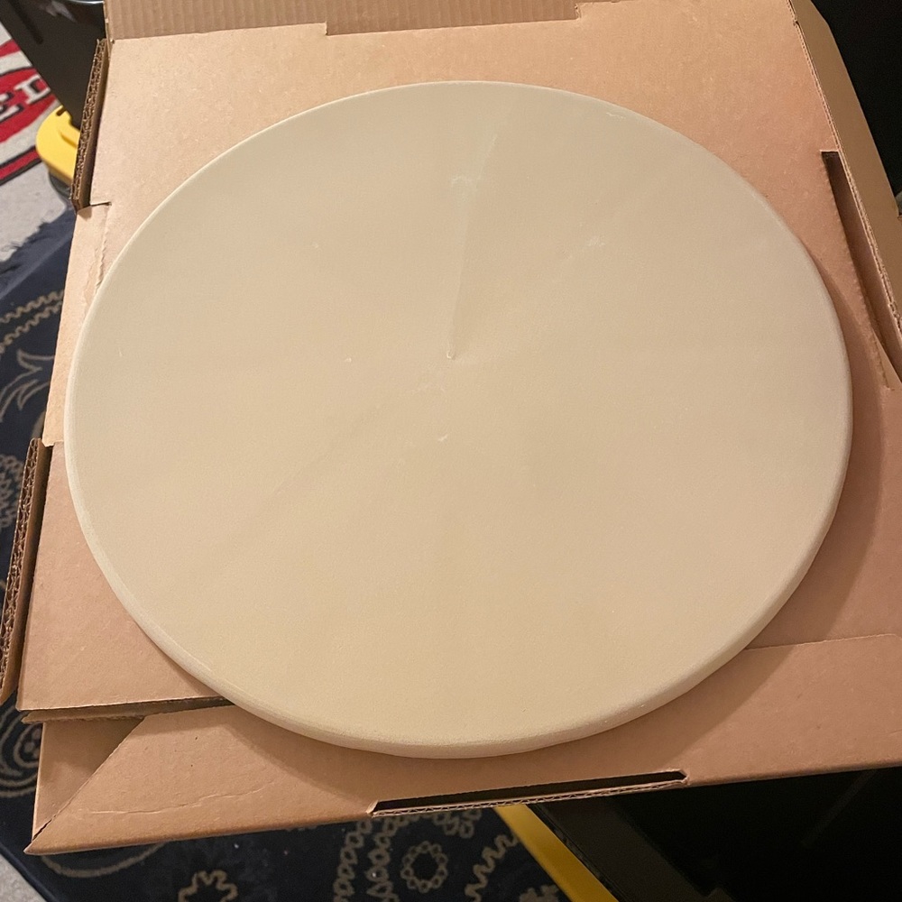 Pampered Chef stone, brand new! Has been in the box